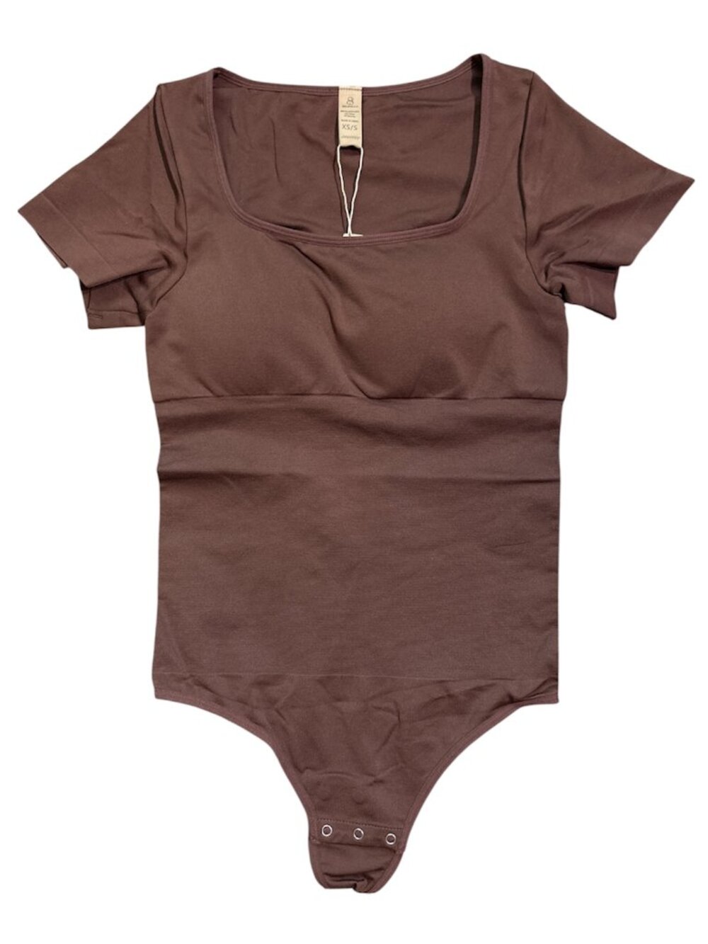 SHAPELLX Brown Thong Shaping Bodysuit XS/S – NWT